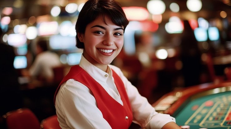 Responsible gaming checklist beside Wolf Gold Slots content for adults
